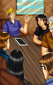 Whatever Foundation board meeting